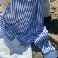 Stripes UPF 50+ baby swimsuit by Luca James Swim, alternate view 2