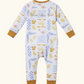 Capri UPF 50+ full-body baby swimsuit by Luca James Swim, alternate view 1