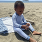 Stripes UPF 50+ baby swimsuit by Luca James Swim